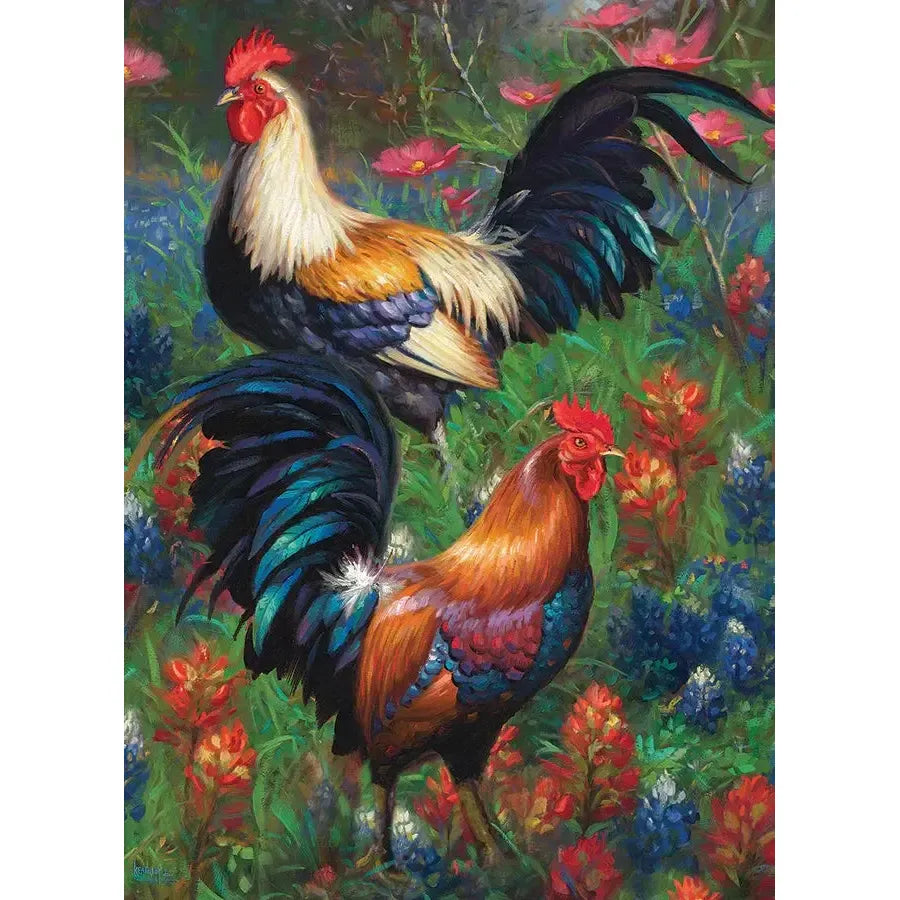 Roosters 1000 Piece Jigsaw Puzzle Cobble Hill (ONLINE ORDER ONLY)