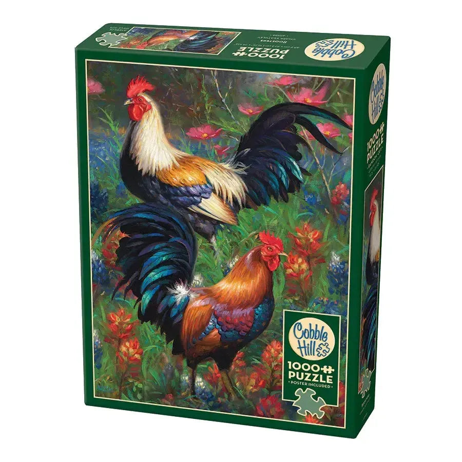 Roosters 1000 Piece Jigsaw Puzzle Cobble Hill (ONLINE ORDER ONLY)