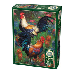 Roosters 1000 Piece Jigsaw Puzzle Cobble Hill (ONLINE ORDER ONLY)