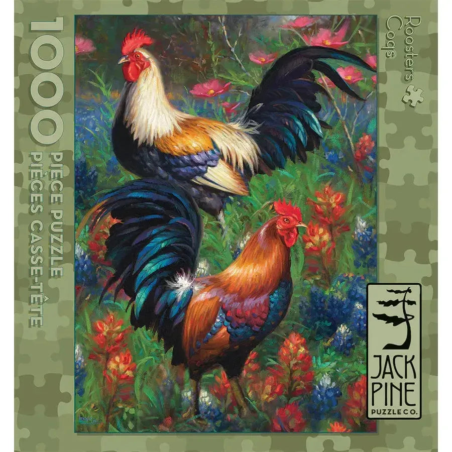 Roosters 1000 Piece Jigsaw Puzzle Jack Pine (ONLINE ORDER ONLY)