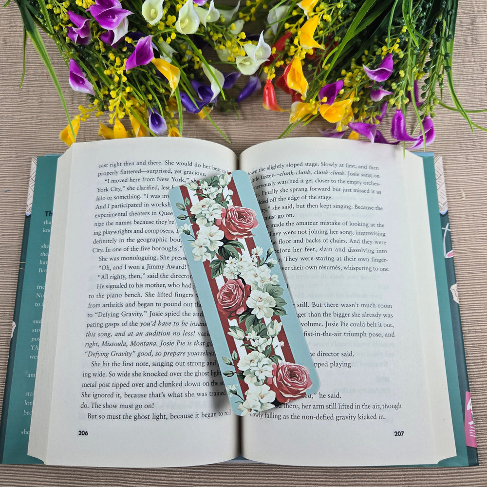 Roses and Stripes Bookmark (ONLINE ORDER ONLY)