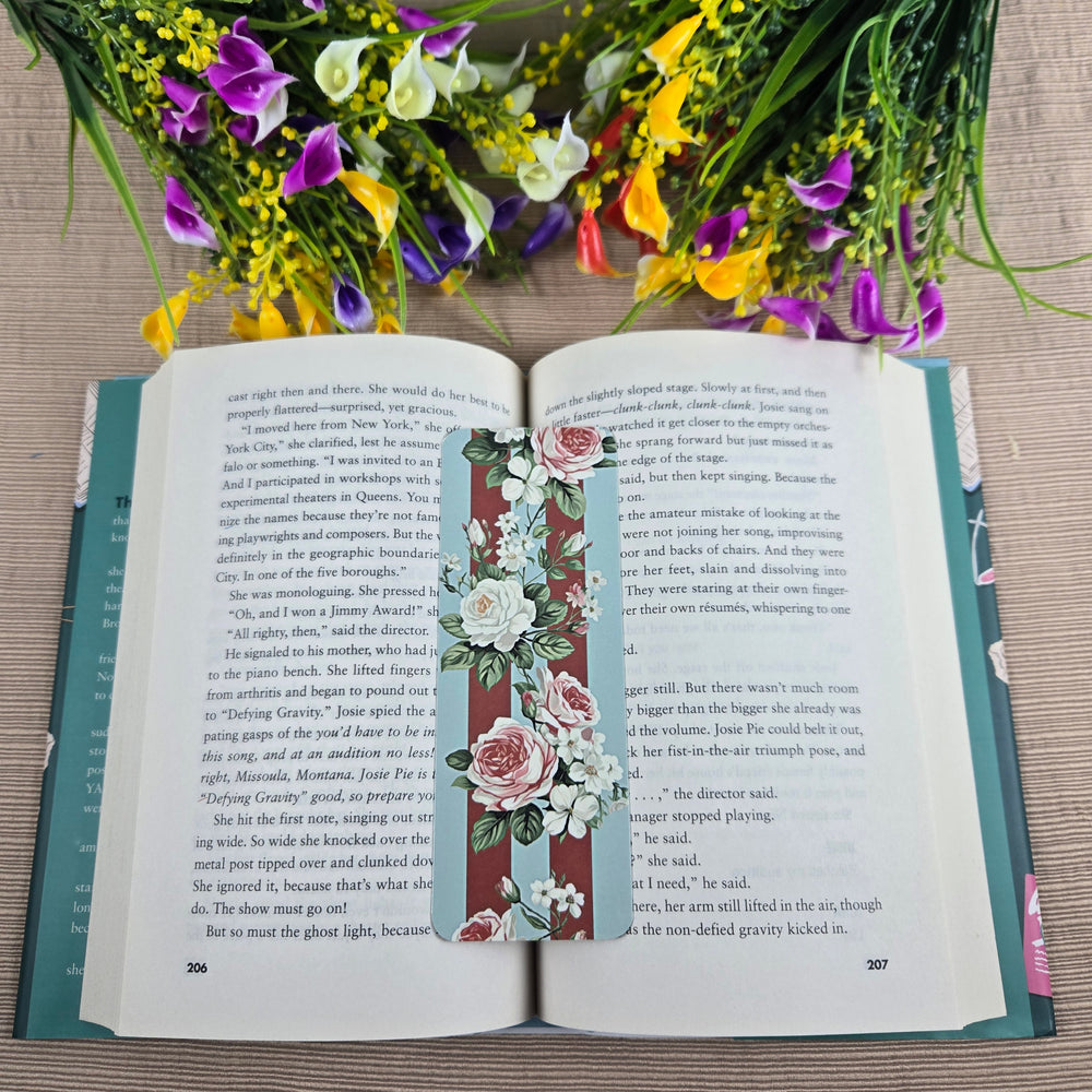 Roses and Stripes Bookmark (ONLINE ORDER ONLY)