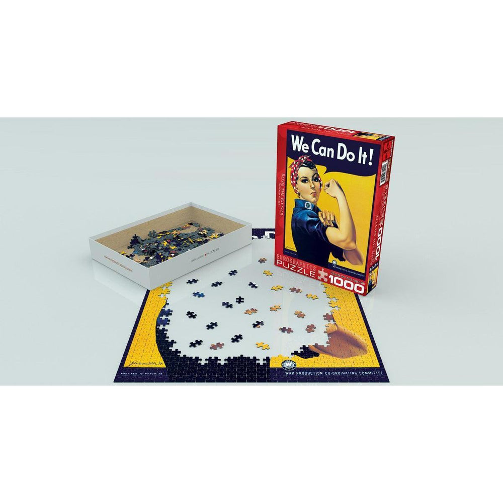 Rosie the Riveter 1000 Piece Jigsaw Puzzle Eurographics (ONLINE ORDER ONLY)
