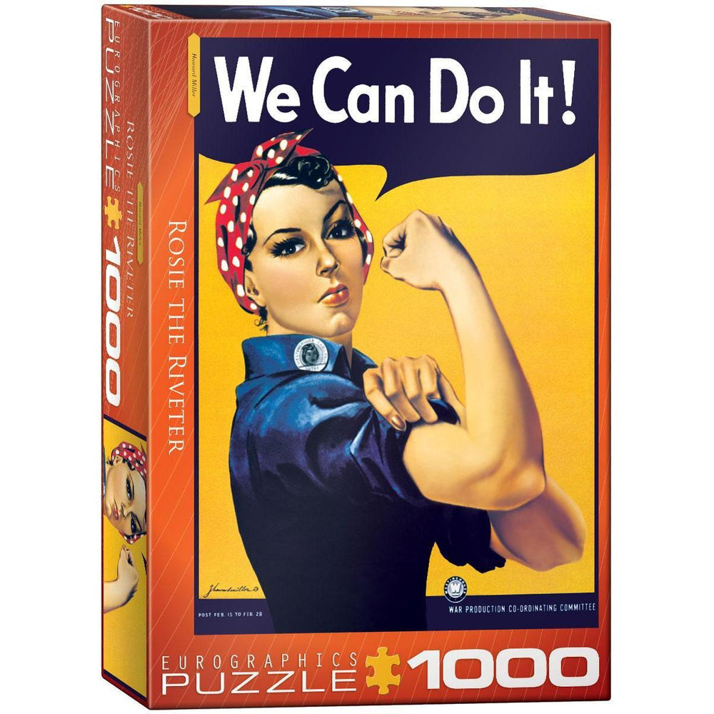 Rosie the Riveter 1000 Piece Jigsaw Puzzle Eurographics (ONLINE ORDER ONLY)