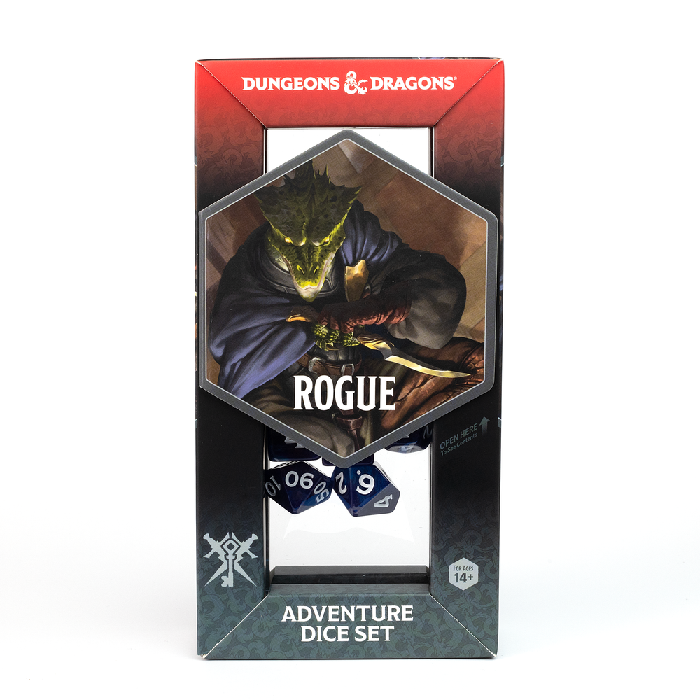 D&D Adventure Dice Set - Rogue Edition | Purple 15pc Collection (ONLINE ORDER ONLY)