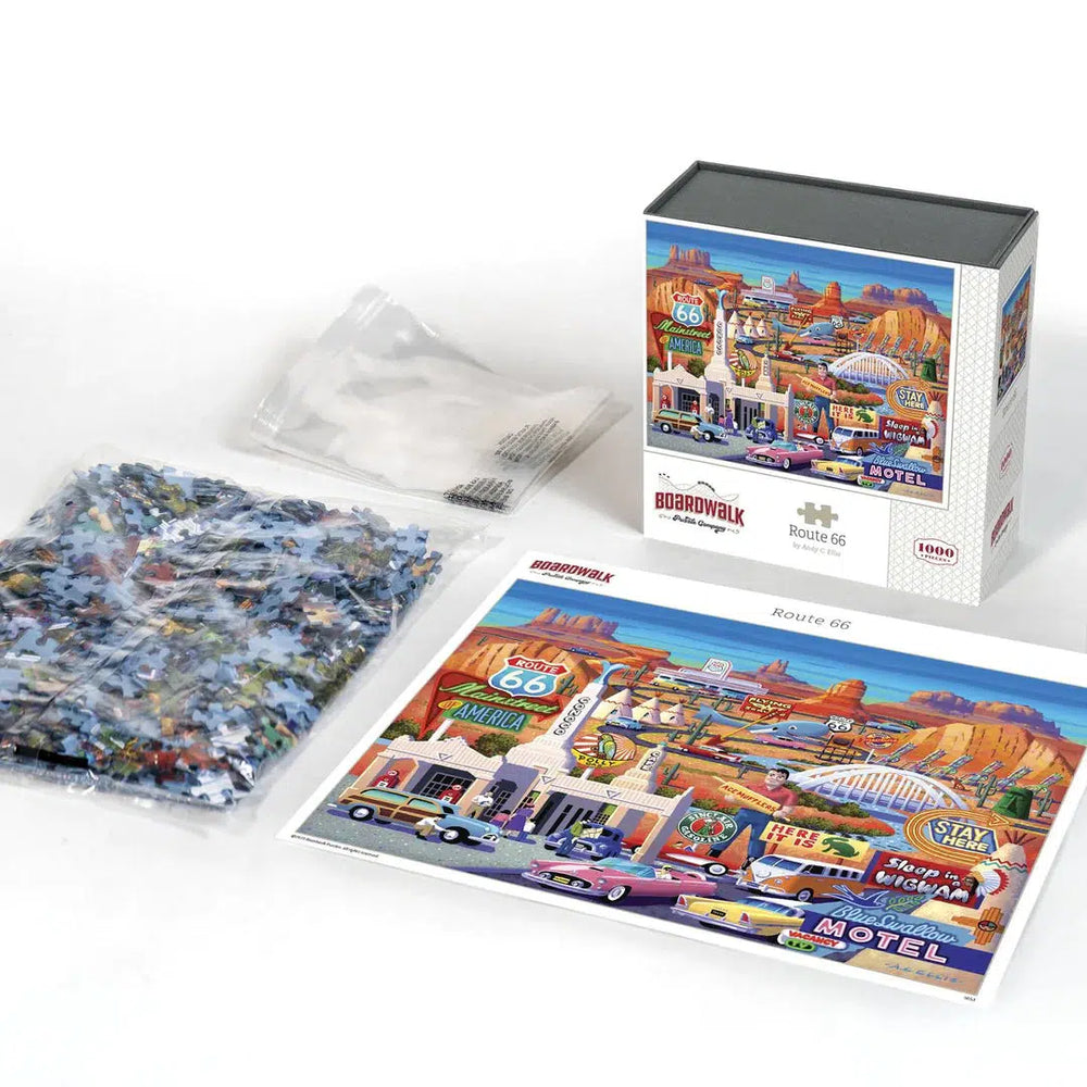 Route 66 1000 Piece Jigsaw Puzzle Boardwalk (ONLINE ORDER ONLY)