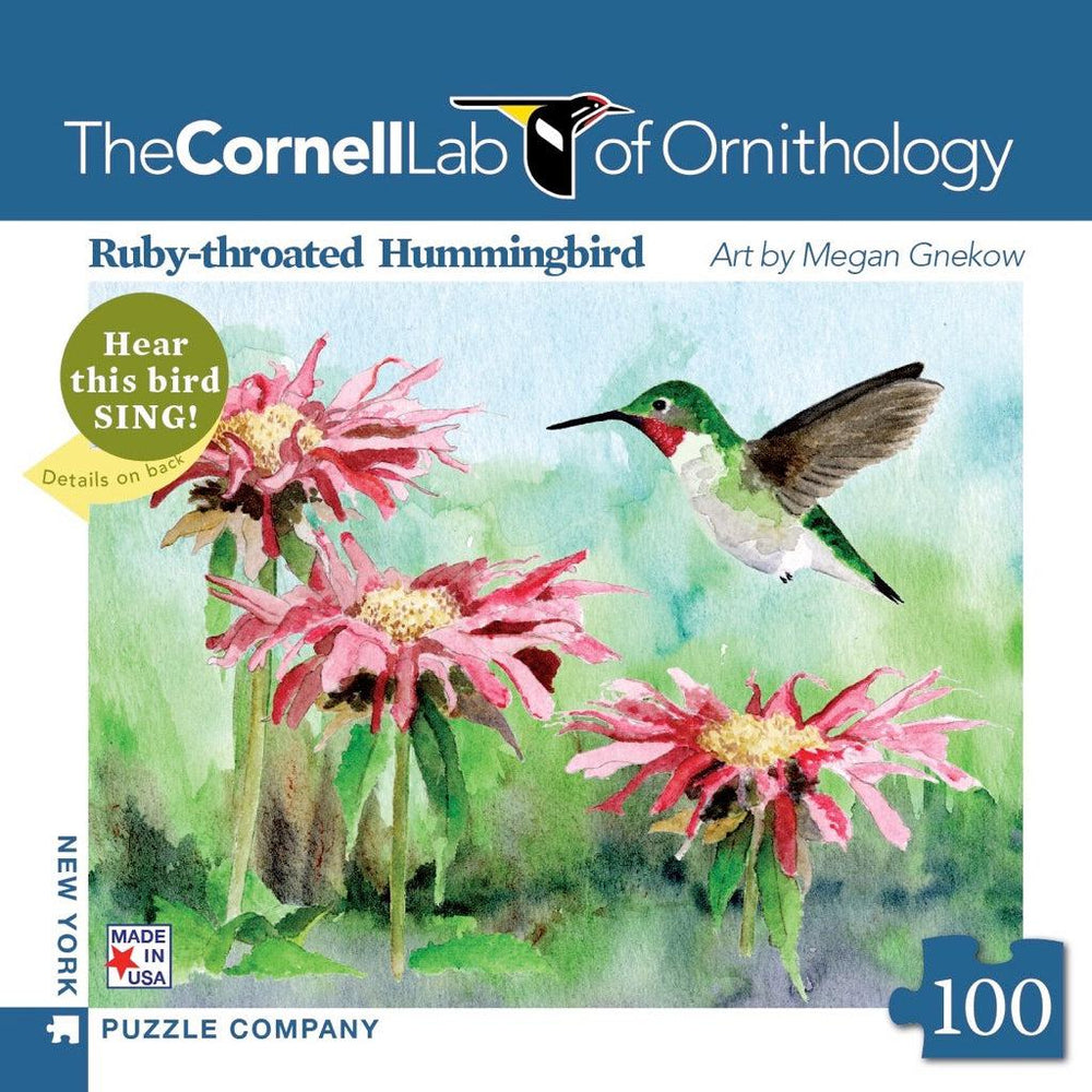 Ruby-throated Hummingbird 100 Piece Mini Jigsaw Puzzle NYPC (ONLINE ORDER ONLY)