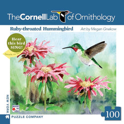 Ruby-throated Hummingbird 100 Piece Mini Jigsaw Puzzle NYPC (ONLINE ORDER ONLY)