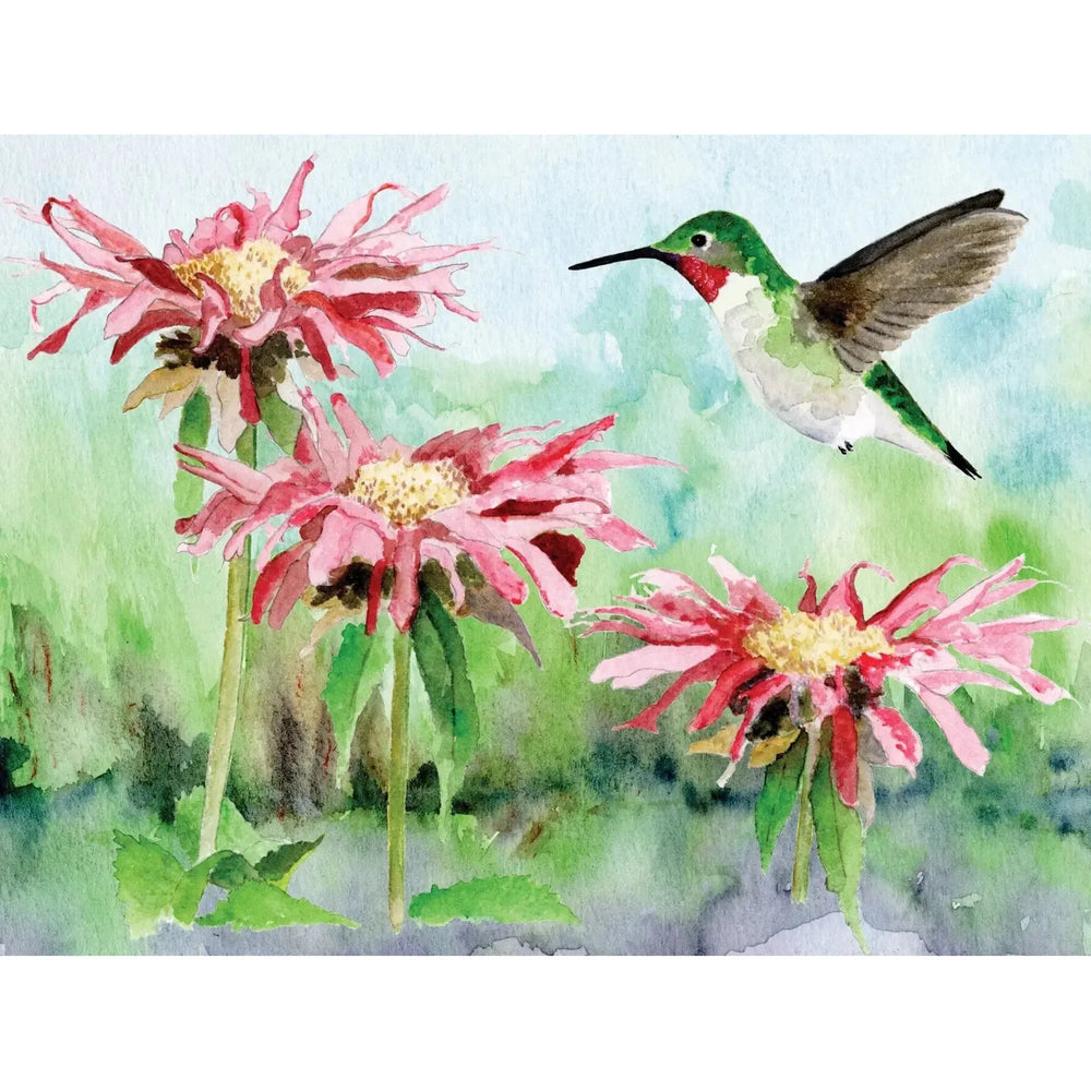 Ruby-throated Hummingbird 1000 Piece Jigsaw Puzzle NYPC (ONLINE ORDER ONLY)