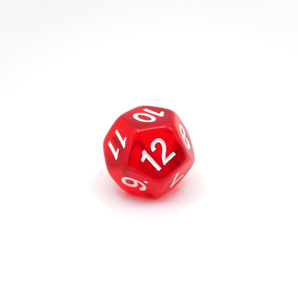 Ruby Ingots - 7 Piece DnD Dice Set | Acrylic RPG Gaming Dice (ONLINE ORDER ONLY)