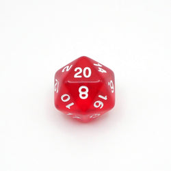 Ruby Ingots - 7 Piece DnD Dice Set | Acrylic RPG Gaming Dice (ONLINE ORDER ONLY)