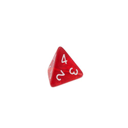 Ruby Ingots - 7 Piece DnD Dice Set | Acrylic RPG Gaming Dice (ONLINE ORDER ONLY)