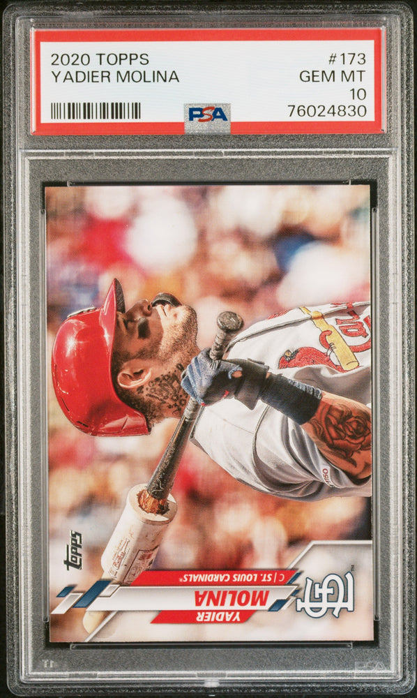 2020 TOPPS YADIER MOLINA  #173 - PSA 10 (Online Order Only)