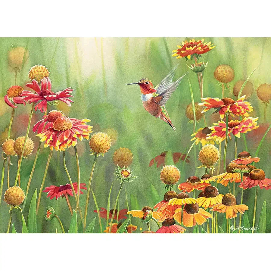 Rufous Hummingbird 500 Piece Jigsaw Puzzle Cobble Hill (ONLINE ORDER ONLY)