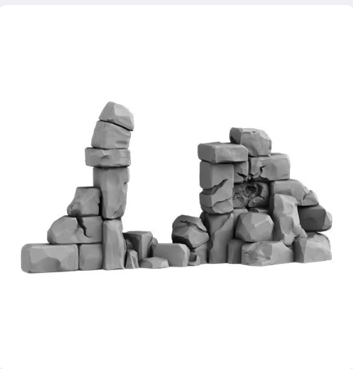 Ruined Wall (A) (ONLINE ORDER ONLY)