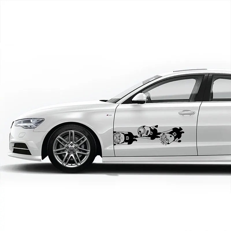 Anime Car Stickers External Accessories For Door Donnet Fashion Stickers Creative Sport PVC Vinyl Decals (ONLINE ORDER ONLY)