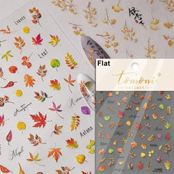 Charming Sunflower Rabbit Pumpkin Squirrel Pinecone Deciduous Produce Good Harvests Cookie Nail Art Sticker Decoration Decals (ONLINE ORDER ONLY)