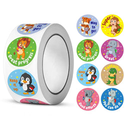 100-500pcs New Reward Sticker Teacher Child Classic Cute Decor Sticker For School Class Kids Student 1 Inch Round Stickers (ONLINE ORDER ONLY)