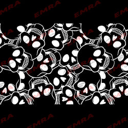 Fear Skull Quarter Window Car Sticker Suitable for Most Vehicles Decoration Die Cutting Accessories Waterproof Vinyl Decals (ONLINE ORDER ONLY)