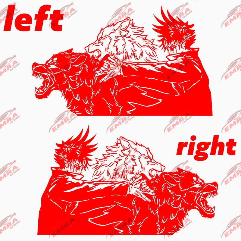 Large Anime Decal Graphic For Cars Sticker Decoration Side Hood Auto Parts Die Cutting Water Proof Vinyl Decals Accessories (ONLINE ORDER ONLY)