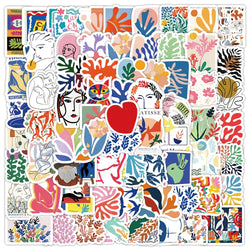 Matisse Abstract Art Oil Painting Stickers - 10/30/50/100pcs for Scrapbook, Laptop, Phone, Suitcase (Online Order Only)