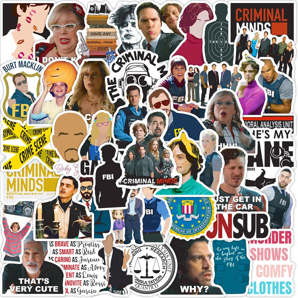 Criminal Minds Sticker Packs (ONLINE ORDER ONLY)