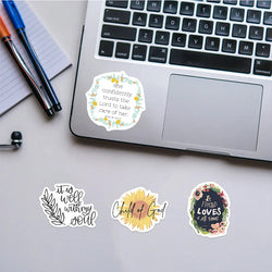 10/30/52PCS Jesus Bible Sticker Aesthetic Sketchbook PVC Laptop Diary Decoration Scrapbooking School Stationery Supply for Kids (Online Order Only)