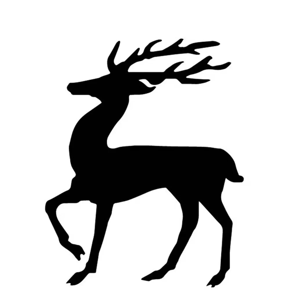 Graceful Deer Car Sticker Pattern Decoration Body of Decal To Cover Scratches Sunscreen Waterproof PVC (ONLINE ORDER ONLY)