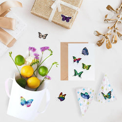 100-500pcs Butterfly Cartoon Graffiti Stickers DIY Phone Guitar Laptop Notebook Suitcase Waterproof Sticker Kids Toy (ONLINE ORDER ONLY)