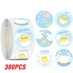 100-500pcs Cartoon Animal Label Thank You Stickers Sealing Label For Business Handmade Baking Cake Party Gift Decoration Sticker (ONLINE ORDER ONLY)