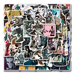 Kaiju No. 8 Anime Stickers (50pcs) for Luggage, Water Cup, Phone, Laptop, Scooter, Refrigerator Decoration (ONLINE ORDER ONLY)