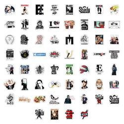 Killer White Detroit Rapper Eminem Sticker Pack (ONLINE ORDER ONLY)