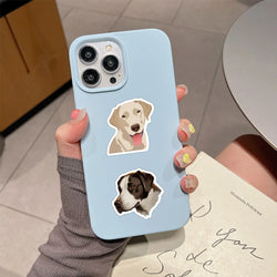 10/30/60PCS Cartoon Animal Labrador Stickers Cute Dog Decals For Skateboard Suitcase Fridge Guitar Bike Phone Car DIY Toys Gift (ONLINE ORDER ONLY)
