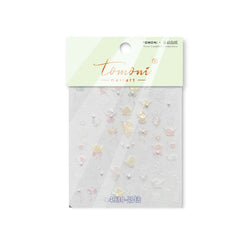White Pink Baby Child Angel Wing Heart Bowknot Leaves Key Star Cupid's Arrow Archery Adhesive Nail Art Stickers Manicure Decals (ONLINE ORDER ONLY)