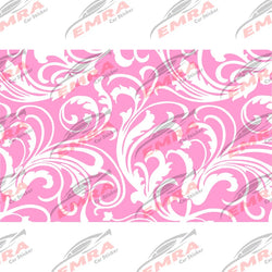 Universal  Floral Pattern Car Sticker for Triangular Window Decoration All Vehicles Accessories PVC Waterproof Vinyl Decals (ONLINE ORDER ONLY)