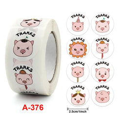 50-500pcs Cartoon Animal kids Sticker Cute Toy Game Sticker DIY Gift Sealing Label Student Decoration Stationery Notebook Supp (ONLINE ORDER ONLY)