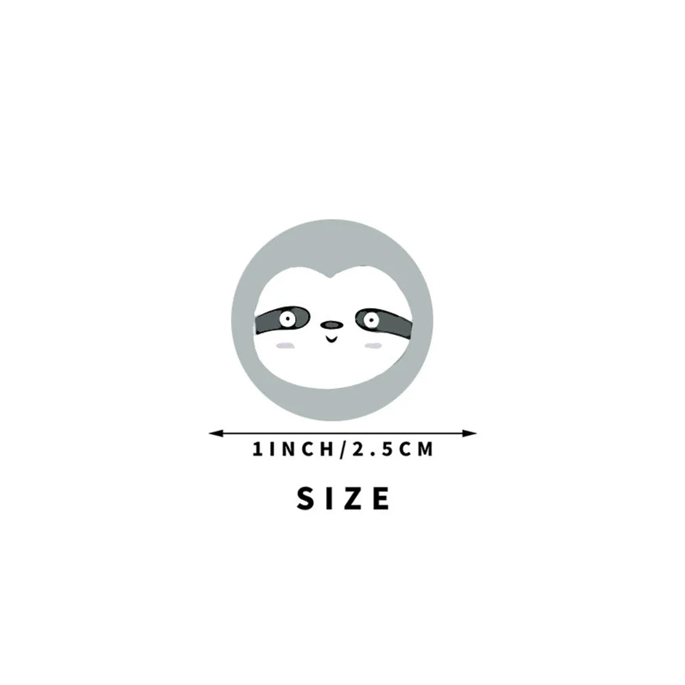 100-500pcs Cute Sticker for Kids Animals Face Reward Sticker for Classroom Teacher Supplies Motivational Scrapbooking (ONLINE ORDER ONLY)