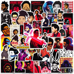 The Weeknd Stickers Pack: Waterproof Graffiti Decals for Phone, Wall, Helmet, Car (Online Order Only)