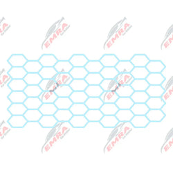 Honeycomb JDM Car Sticker External Accessories Sports Competition Style Decorative Die Cutting PVC Vinyl Decals Fits For Any Car (ONLINE ORDER ONLY)