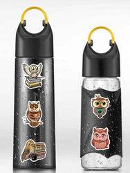 50/100pcs Cute Cartoon Animals Owl Stickers Kids Toy Waterproof Graffiti For Laptop Water Bottle Phone Bicycle Car Decals (ONLINE ORDER ONLY)