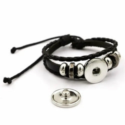 Demon Slayer Bracelet: Tanjiro & Nezuko Leather Charm (ONLINE ORDER ONLY)