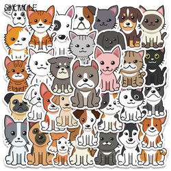 Cartoon Cat Dog Stickers for Kids Laptop Luggage Skateboard Decals (ONLINE ORDER ONLY)