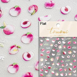 Carambola Grape Honey Peach Cherry Pineapple Pineapple Orange Apple Lemon Bromeliad Fruit Jelly Nail Art Sticker Manicure Decals (ONLINE ORDER ONLY)