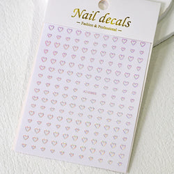 1Sheet Laser Star Nail Stickers 3D Metallic Mirror Gold/Silver Irregular Star Manicure Decals Y2K Self Adhesive Nails Decoration (ONLINE ORDER ONLY)
