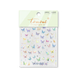 Dreamy Moon Star Cloud Butterfly Starrylight Rhinestone 5D Soft Embossed Relief Nail Art Sticker 3D Decal Decoration Manicure (ONLINE ORDER ONLY)
