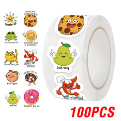 100-500pcs Cute Decal Student  Reward Stickers For Scrapbook Education Kids Gift Learning Motivational Toys Stationery stickers (ONLINE ORDER ONLY)