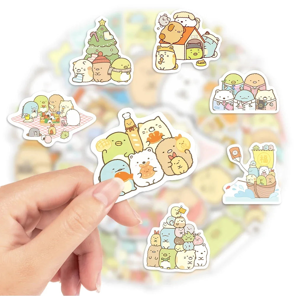 Kawaii Cute Cartoon Sumikko Gurashi Sticker DIY Toy Gift Decorative Graffiti Decal for Phone Luggage Laptop Scrapbook Waterproof (ONLINE ORDER ONLY)
