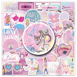 50 Cute Cartoon Waterproof Stickers for Helmets & Water Cups (ONLINE ORDER ONLY)