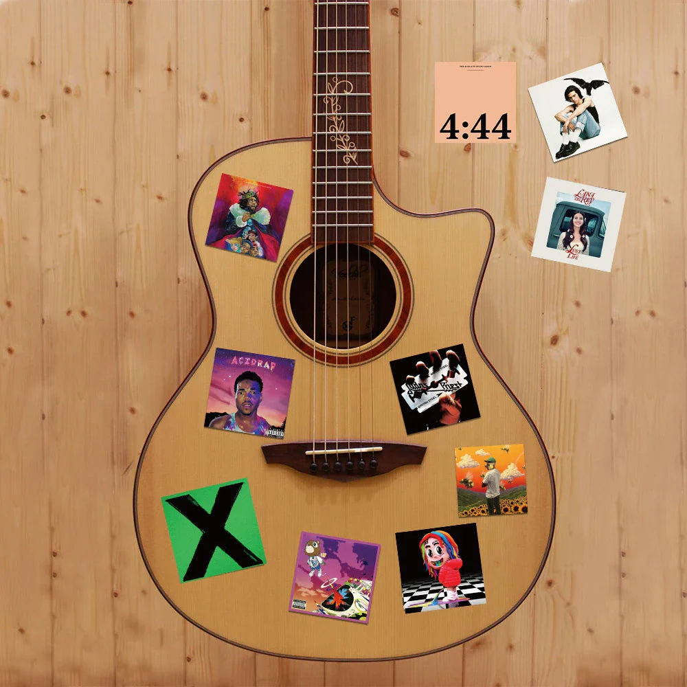 Unique Square Printed Album Cover Sticker Pack (ONLINE ORDER ONLY)