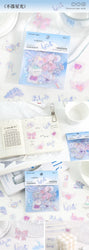 40pcs/lot Ins Retro Romantic 3D Decoration Stickers Diary DIY Scrapbooking Sticker Kawaii Korean Stationery Personalizd (ONLINE ORDER ONLY)
